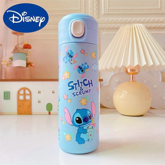 Disney Stitch & Scrump Christmas & Halloween Thermos: Blue, Stainless Steel, No Assembly, Suitable for Office, Reading, Camping, 304 Stainless Steel, UME Brand