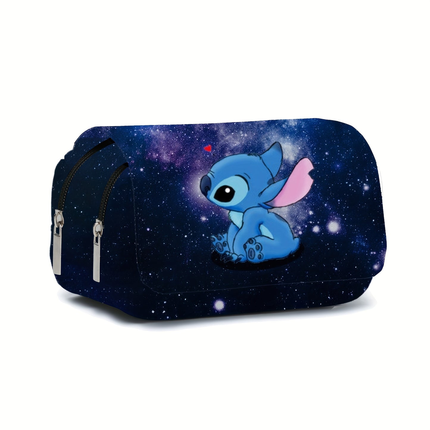 Ume Stitch 3D Cute Anime Pencil Case - Durable Oxford Cloth, Perfect For Students & Daily Office Use