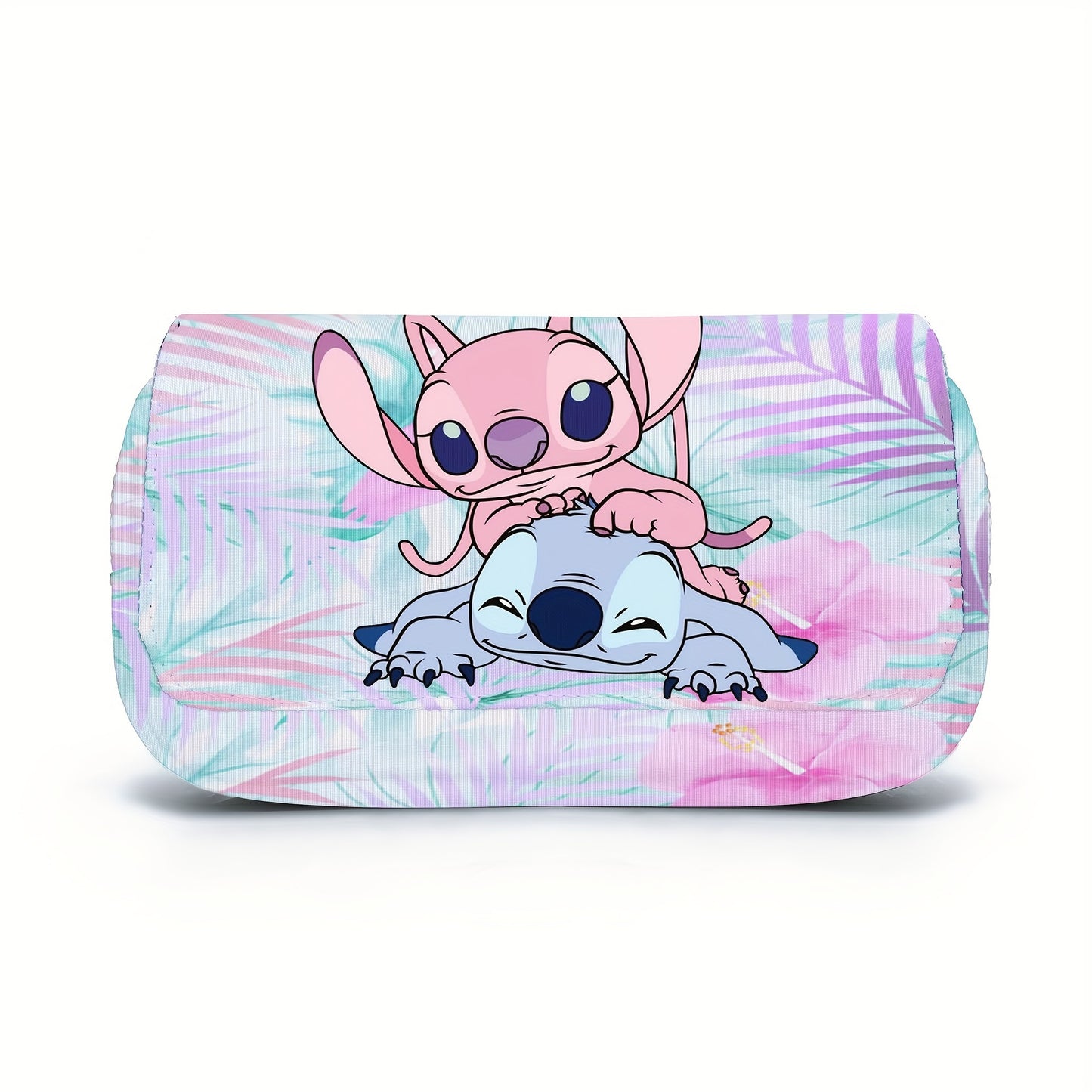 Ume Stitch 3D Cute Anime Pencil Case - Durable Oxford Cloth, Perfect For Students & Daily Office Use