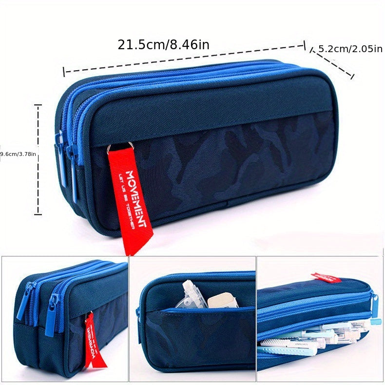 Creative Pencil Case Cute Pencil Cases Big Pen Bags Storage Box Large Capacity School Stationery Supplies Pencil Cases Pouch Office Desk Storage Bag Pen Case