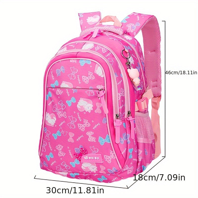 3pcs New School Students Schoolbag Set, With Pen Bag Lunch Box Bag, Boys And Girls Backpack