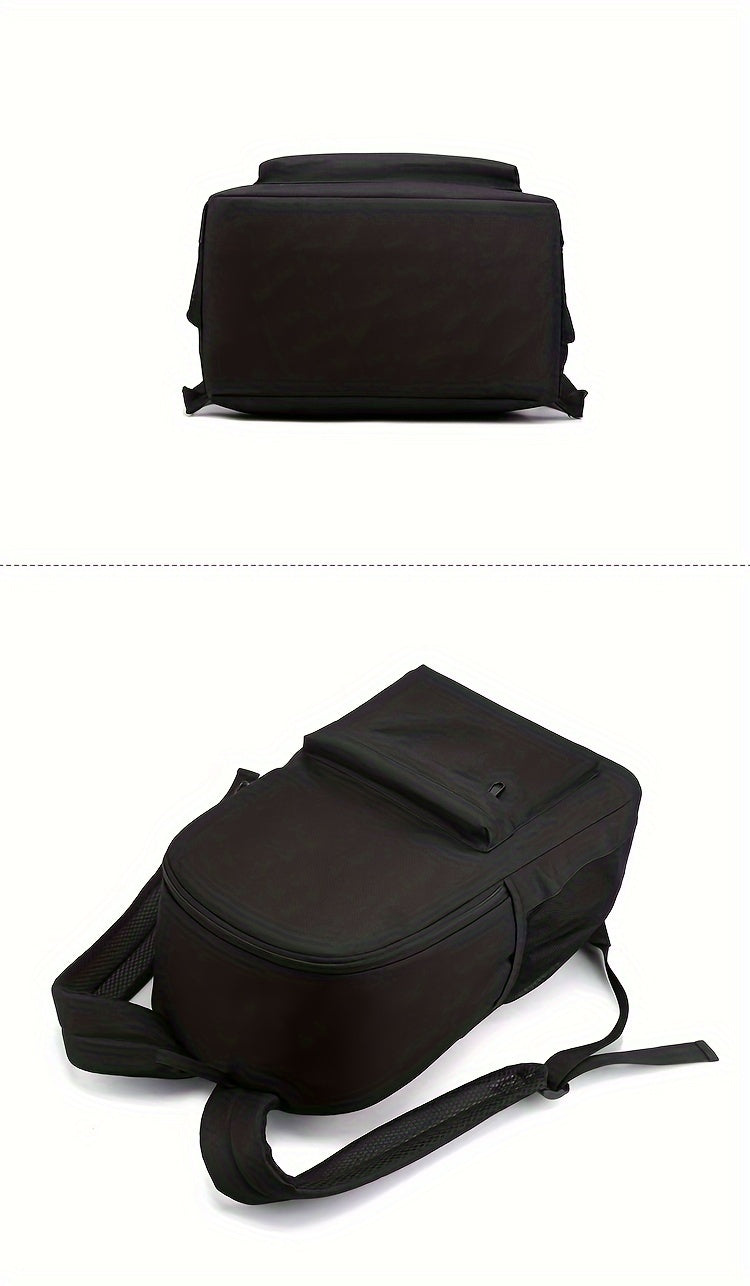 3pcs Luminous Lightweight Casual Travel & School Bags Set - Large Capacity Casual Backpack + Simple Crossbody Bag + Pen Case