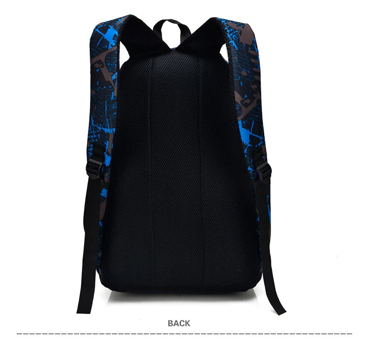 3pcs/set Male backpacks high school bags for women 2023 boys one shoulder big student travel bag men school backpack sac mochila