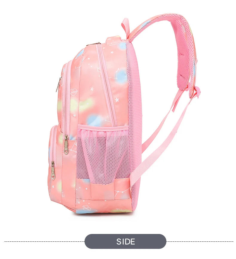 3 pcs/set Floral Printing School Backpack Girl School Bags For Women Girls Bagpacks School Bags Teenage Rucksack school bag sac