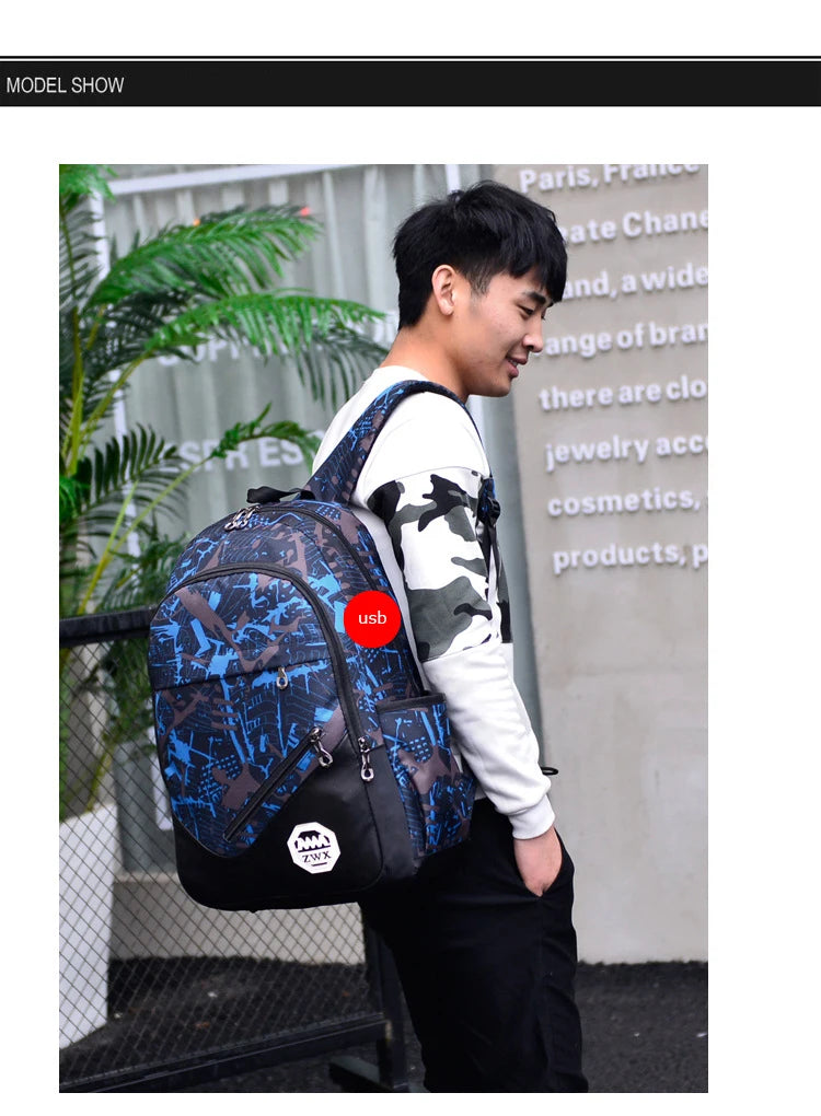 3pcs/set Male backpacks high school bags for women 2023 boys one shoulder big student travel bag men school backpack sac mochila