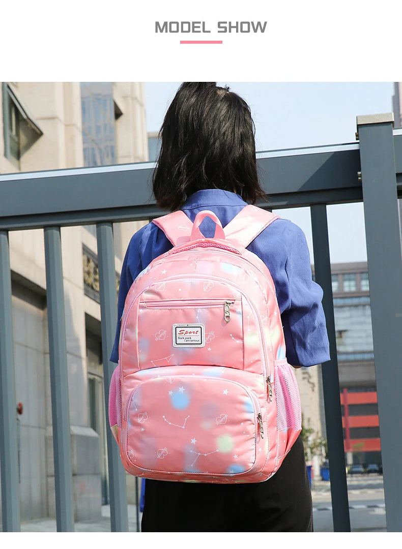 3 pcs/set Floral Printing School Backpack Girl School Bags For Women Girls Bagpacks School Bags Teenage Rucksack school bag sac