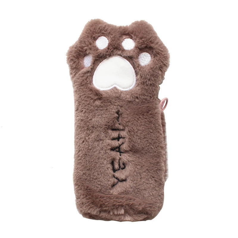 Cat Claw Pencil Case Cute Plush Trousse Scolaire Creativity Pencilcase Kawaii Estuche Lapices Paw Pencil Case School For Girl