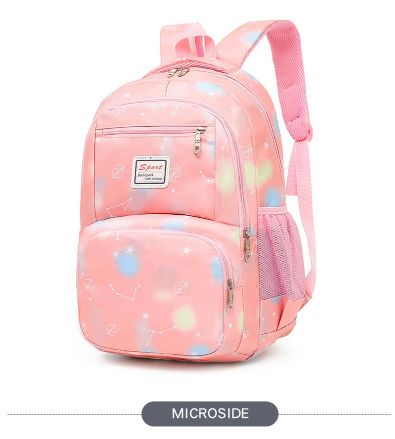 3 pcs/set Floral Printing School Backpack Girl School Bags For Women Girls Bagpacks School Bags Teenage Rucksack school bag sac