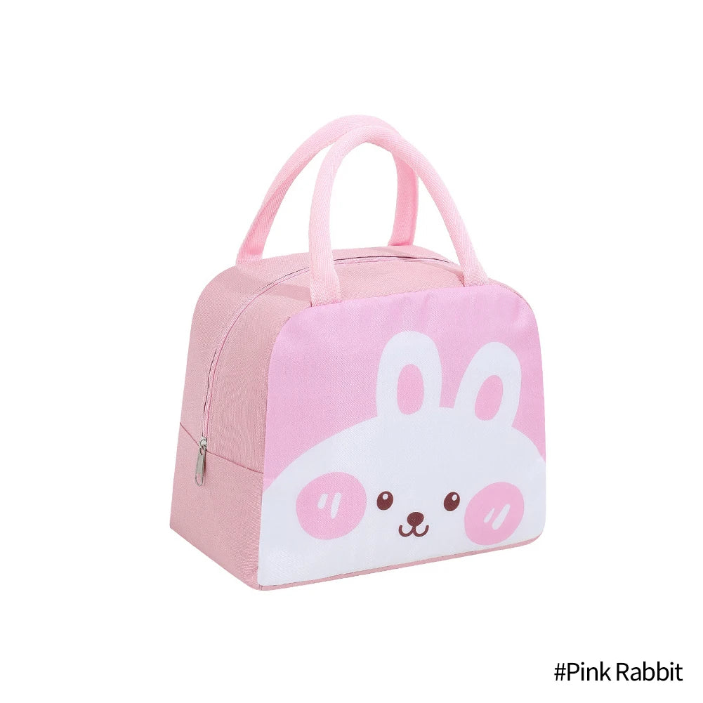 Cute Insulation Lunch Box Portable Fridge Thermal Bag Kid'S School Thermal Insulated Lunch Box Tote 3d Cartton Pattern Bento Bag