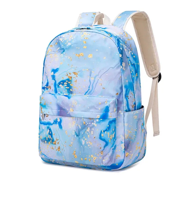 3pcs School Bags for Teenagers Girls School Students Backpack Cute Book Bag Waterproof School bag Set With Lunch bag Pencil case