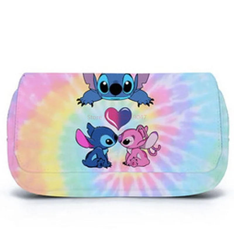 Cartoon Stitch Children High Appearance Level Pencil Box Needle Kawaii School Pencil Box Supply Pencil Bag Box Stationery Toys