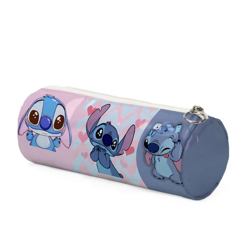 Cartoon Stitch Pencil Case Student Storage School Supplies Kids Pen Case Bags Box Zipper Pencil Pouch Office Desk Stationery