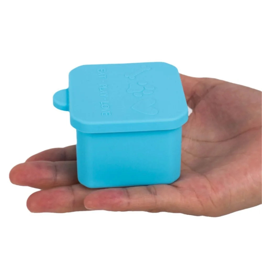 1/3pcs Silicone Food Distribution Box Red/Pink/Purple/Green/Orange/Blue 2/4 Inch Sauce Cups Lunch Box Containers Office