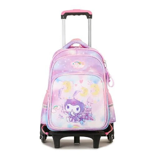 wheeled backpack for school bag with wheels kids School trolley bag for girls School Rolling backpack Bags Children Mochilas