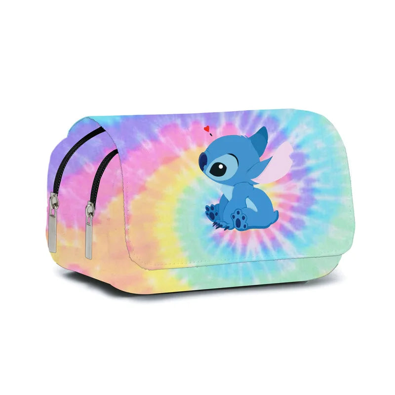 Cartoon Stitch Children High Appearance Level Pencil Box Needle Kawaii School Pencil Box Supply Pencil Bag Box Stationery Toys