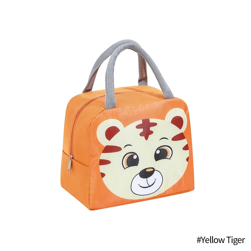 Cute Insulation Lunch Box Portable Fridge Thermal Bag Kid'S School Thermal Insulated Lunch Box Tote 3d Cartton Pattern Bento Bag