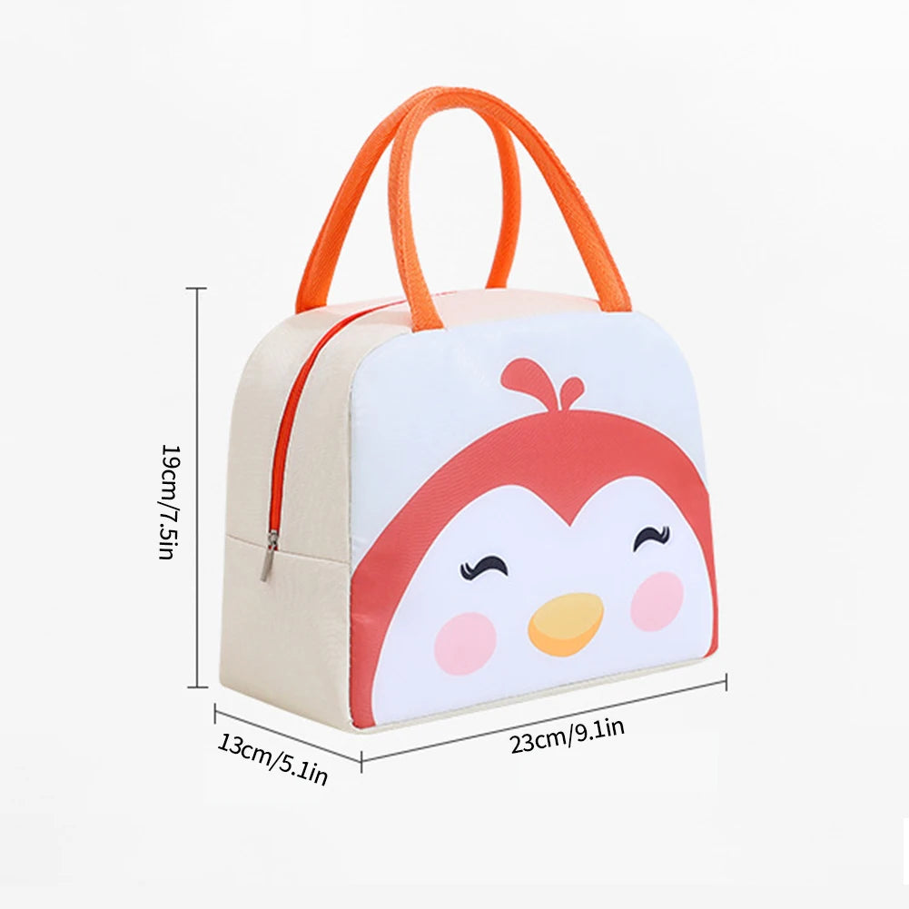 Cute Insulation Lunch Box Portable Fridge Thermal Bag Kid'S School Thermal Insulated Lunch Box Tote 3d Cartton Pattern Bento Bag