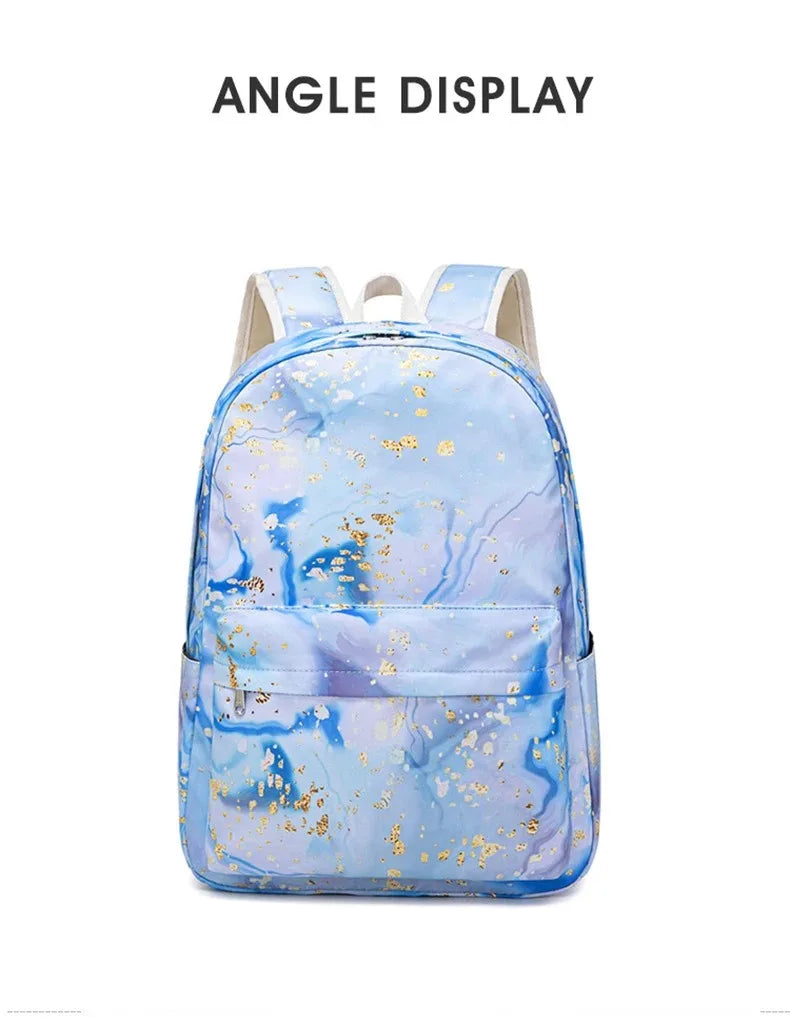 3pcs School Bags for Teenagers Girls School Students Backpack Cute Book Bag Waterproof School bag Set With Lunch bag Pencil case