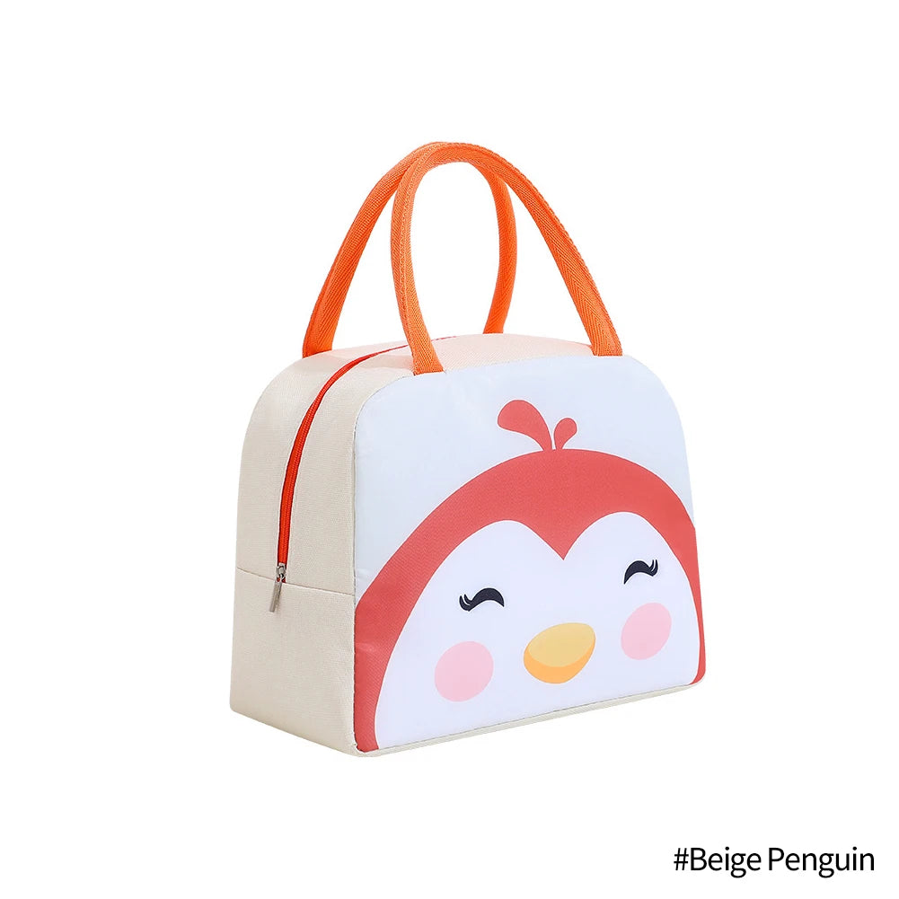 Cute Insulation Lunch Box Portable Fridge Thermal Bag Kid'S School Thermal Insulated Lunch Box Tote 3d Cartton Pattern Bento Bag