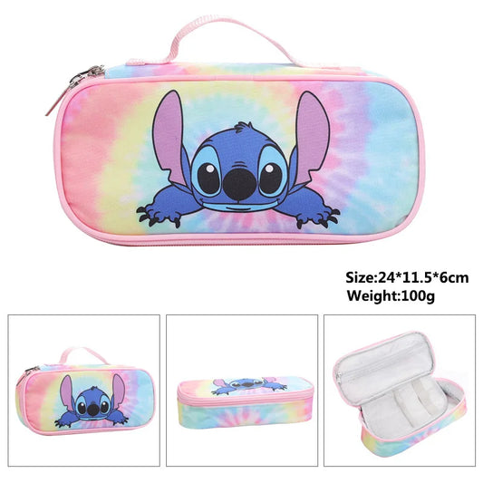 Stitch Primary School Bag Children's Cartoon  Boys Girls Anime Kawaii Cartoon School Bag Mochila Children's Gifts