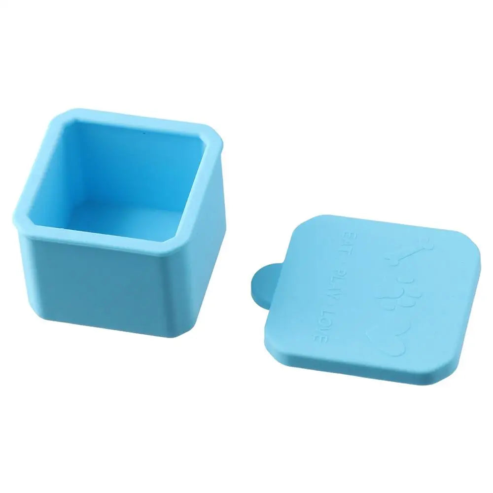 1/3pcs Silicone Food Distribution Box Red/Pink/Purple/Green/Orange/Blue 2/4 Inch Sauce Cups Lunch Box Containers Office