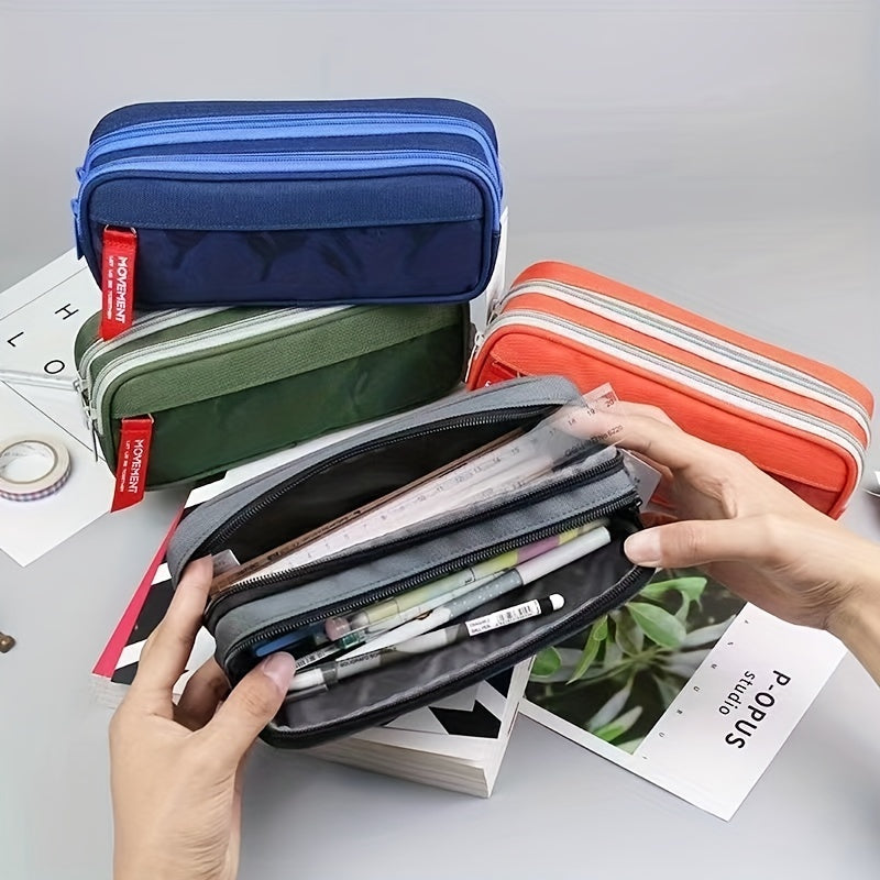 Creative Pencil Case Cute Pencil Cases Big Pen Bags Storage Box Large Capacity School Stationery Supplies Pencil Cases Pouch Office Desk Storage Bag Pen Case