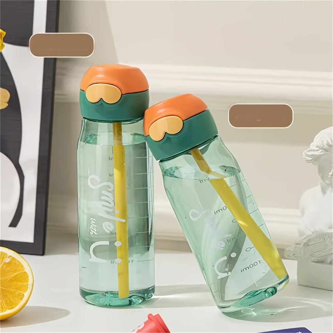 Portable And Durable PC Water Bottle With Leak-Proof Lid, BPA-Free, Perfect For Outdoor Activities, Sports, And Daily Use