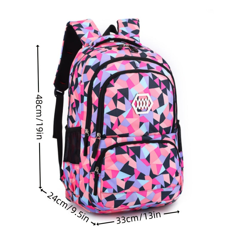 3pcs Students Waterproof Schoolbag Set Girls Backpack Princess School Bag