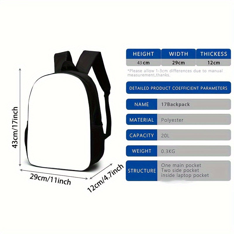 3pcs Backpack Set, Football Player Print, Suitable For Teenagers, Boys And Girls, Durable Lightweight, Suitable For Students